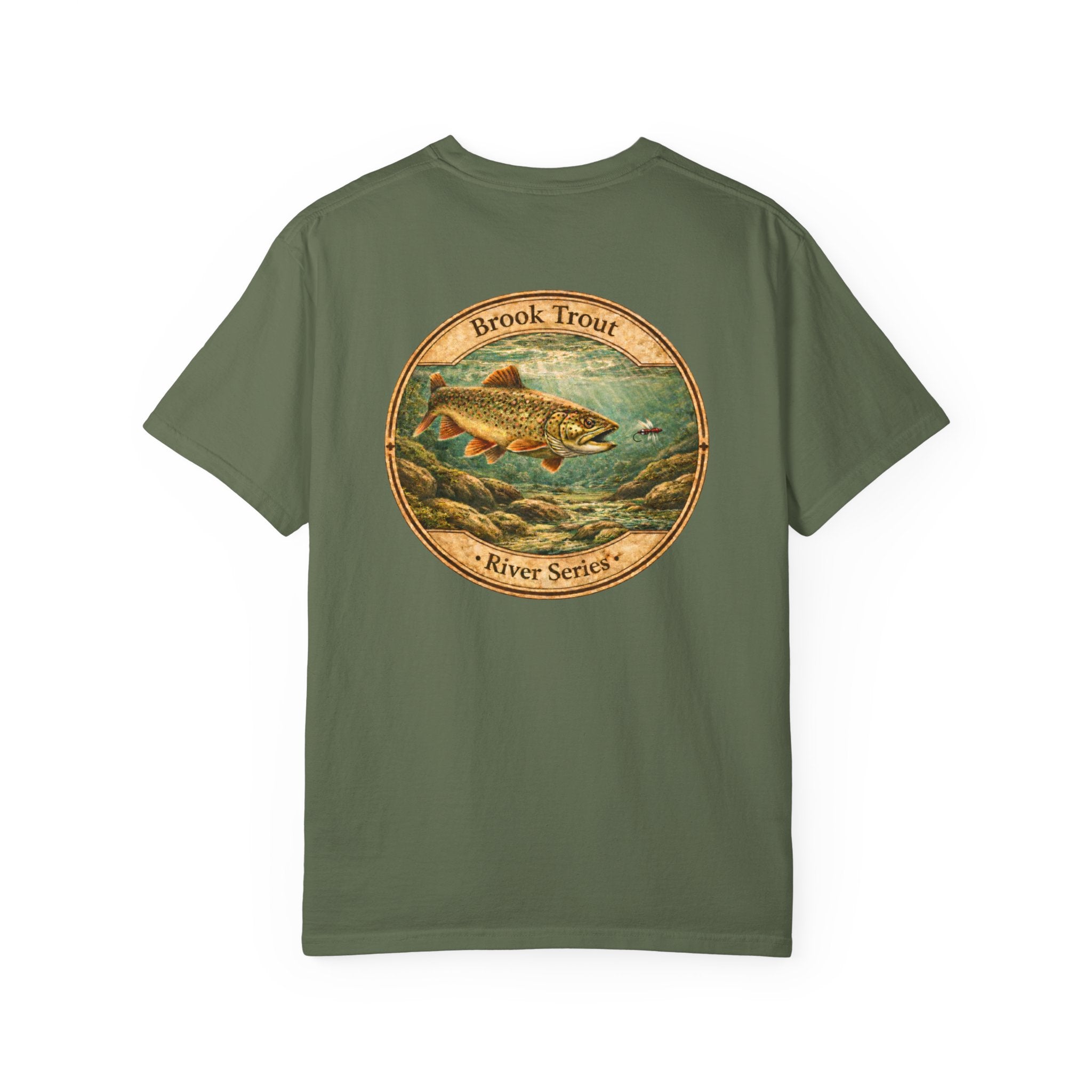 Brook Trout Vintage Style Art T-Shirt | River Series