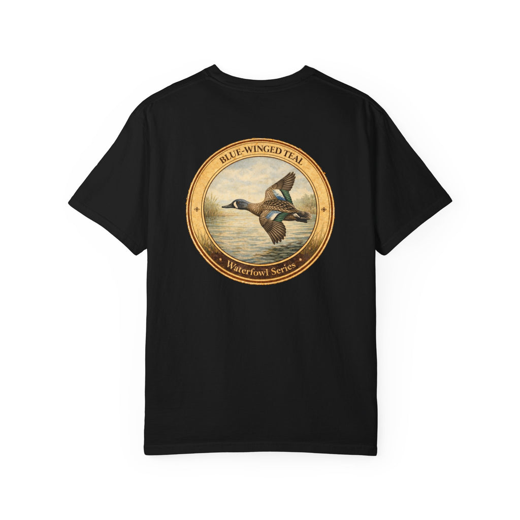 Blue-winged Teal Vintage Style Art T-shirt | Waterfowl Series