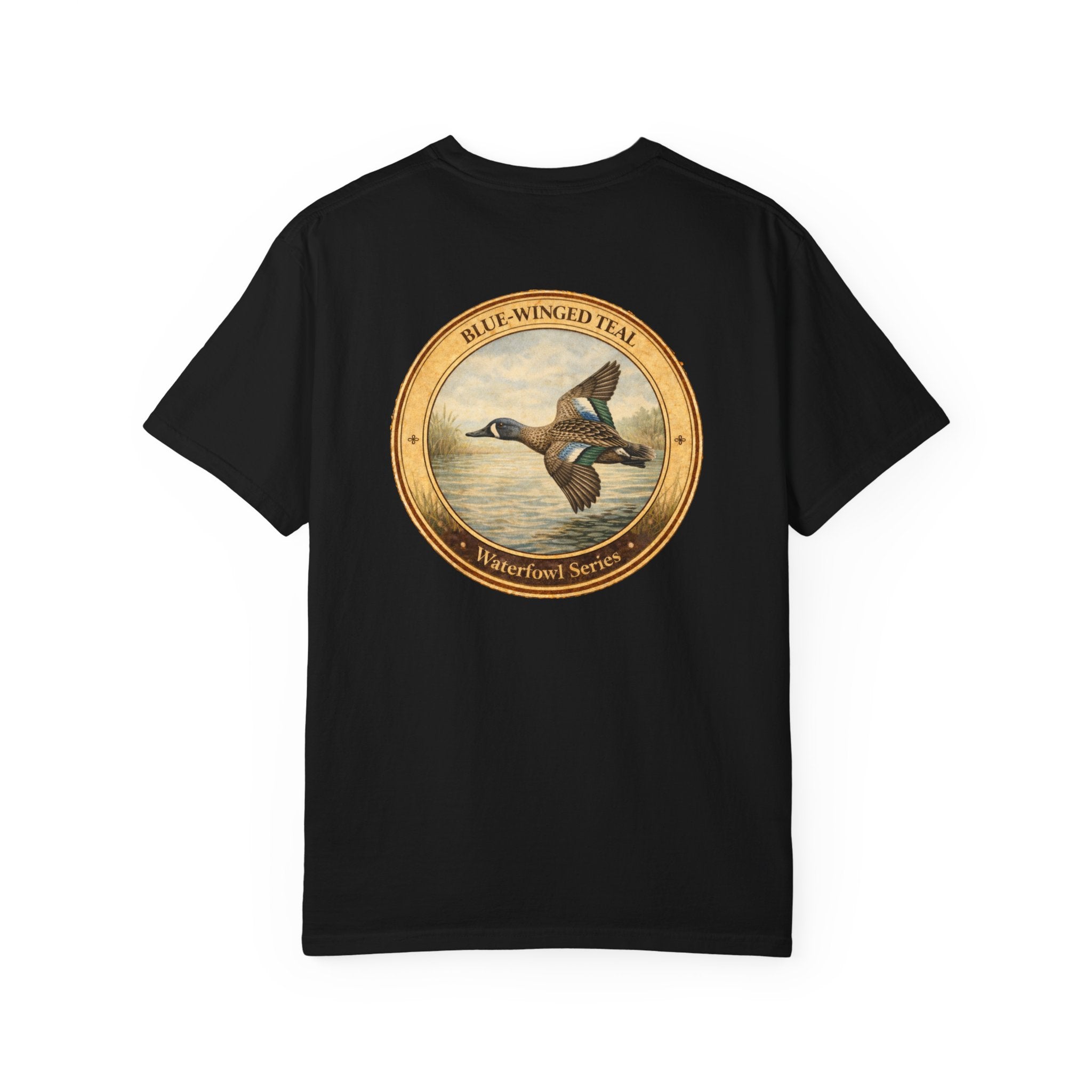 Blue-winged Teal Vintage Style Art T-shirt | Waterfowl Series
