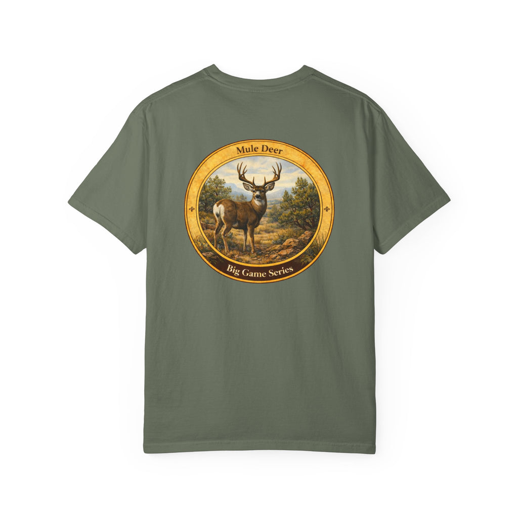 Mule Deer Vintage Style Art T-Shirt | Big Game Series