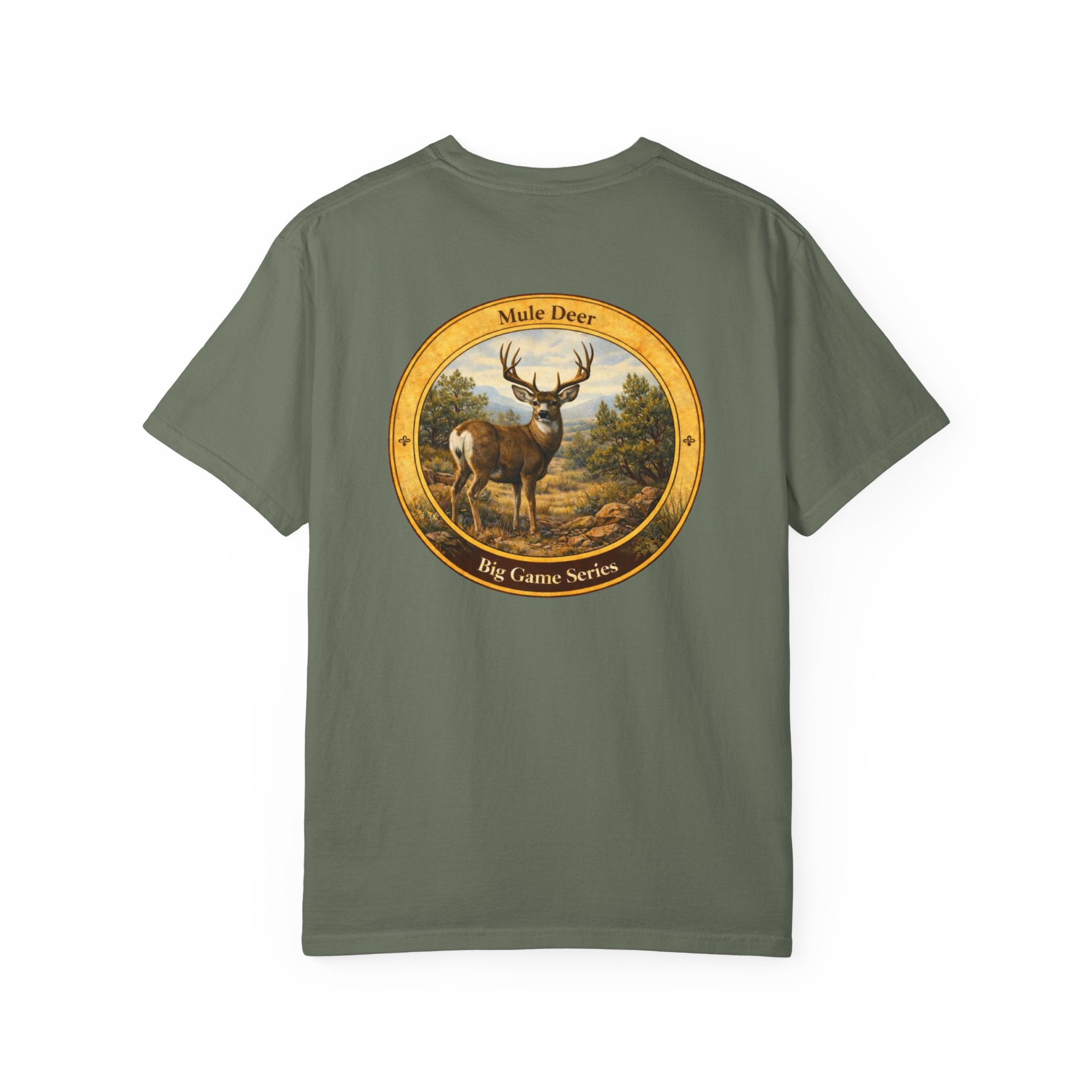 Mule Deer Vintage Style Art T-Shirt | Big Game Series