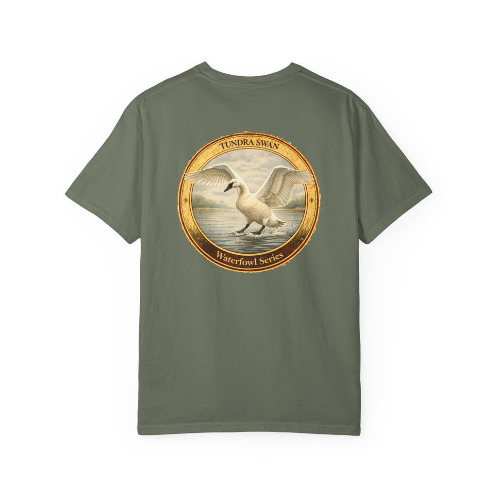 Tundra Swan Vintage Style Art T-Shirt | Waterfowl Series