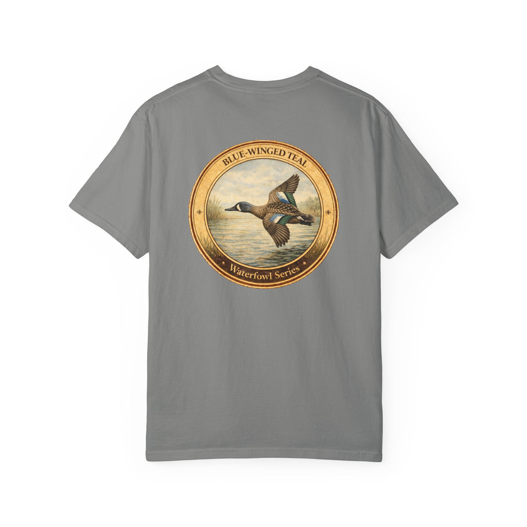 Blue-winged Teal Vintage Style Art T-shirt | Waterfowl Series