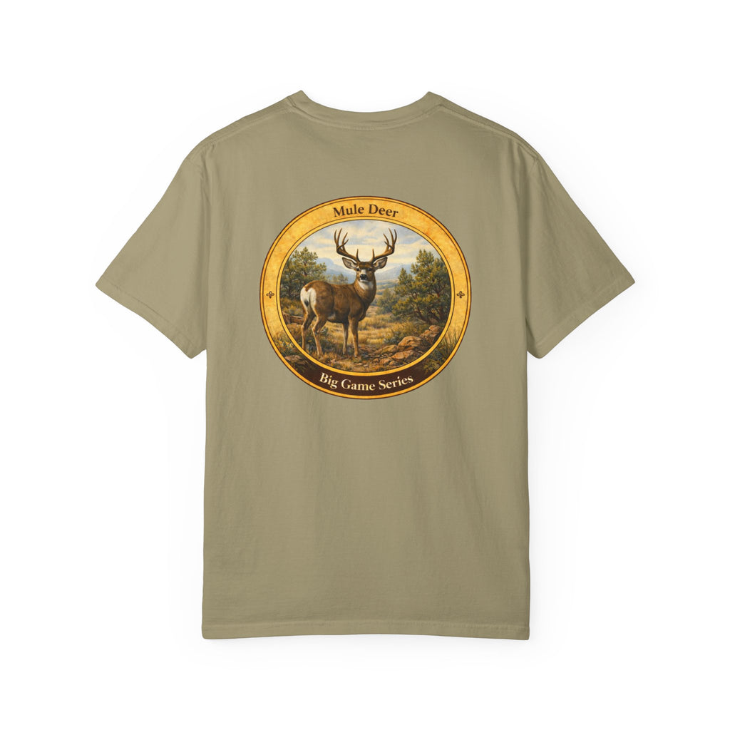 Mule Deer Vintage Style Art T-Shirt | Big Game Series