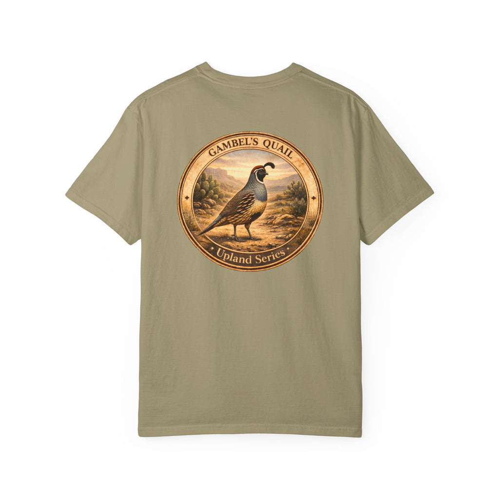 Gambel's Quail Vintage Style Art T-shirt | Upland Series