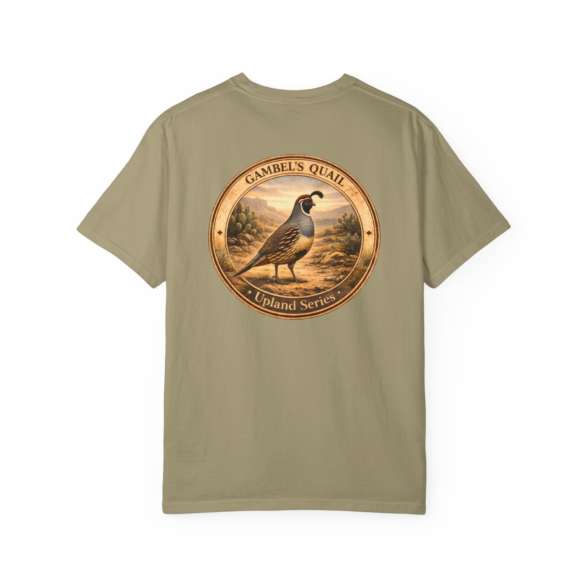 Gambel's Quail Vintage Style Art T-shirt | Upland Series