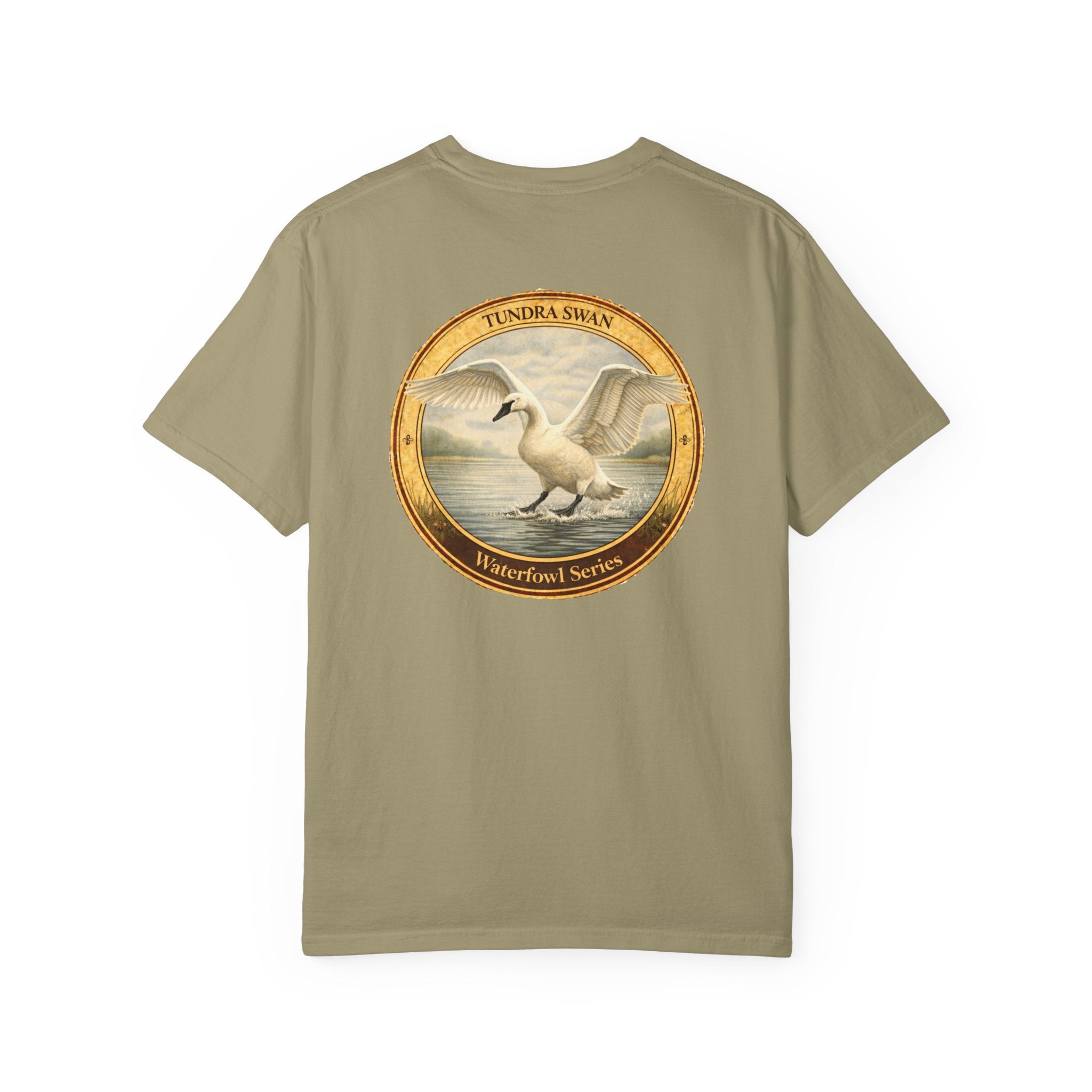 Tundra Swan Vintage Style Art T-Shirt | Waterfowl Series