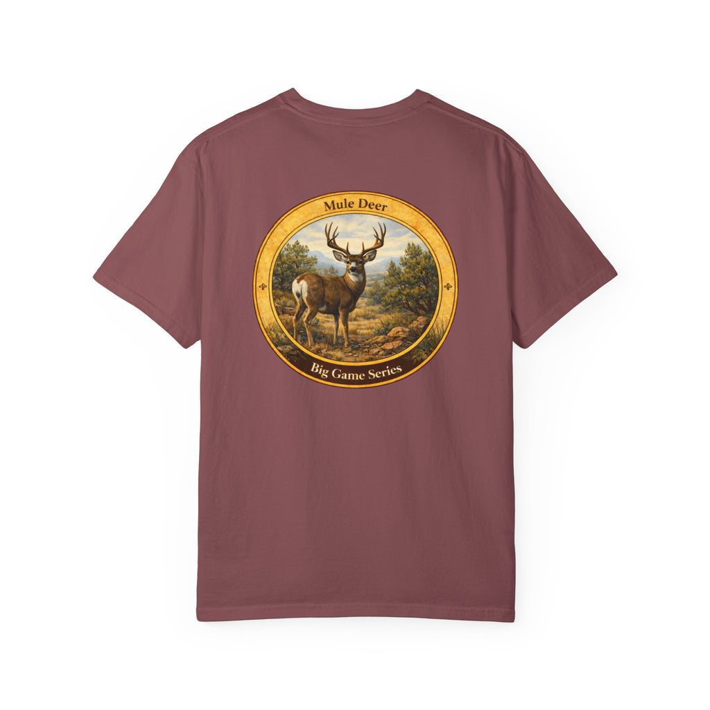 Mule Deer Vintage Style Art T-Shirt | Big Game Series