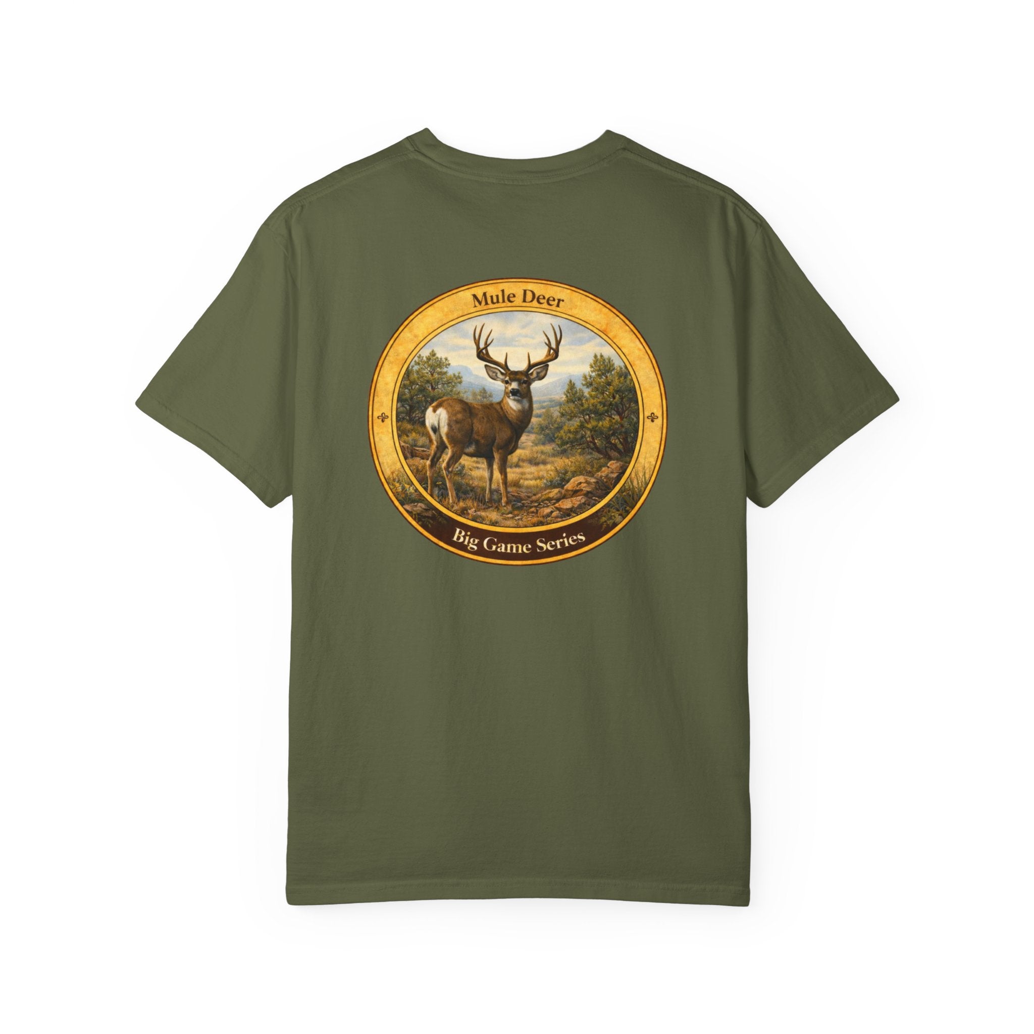 Mule Deer Vintage Style Art T-Shirt | Big Game Series