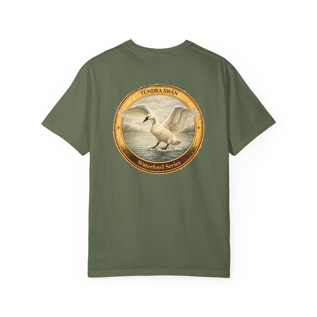 Tundra Swan Vintage Style Art T-Shirt | Waterfowl Series