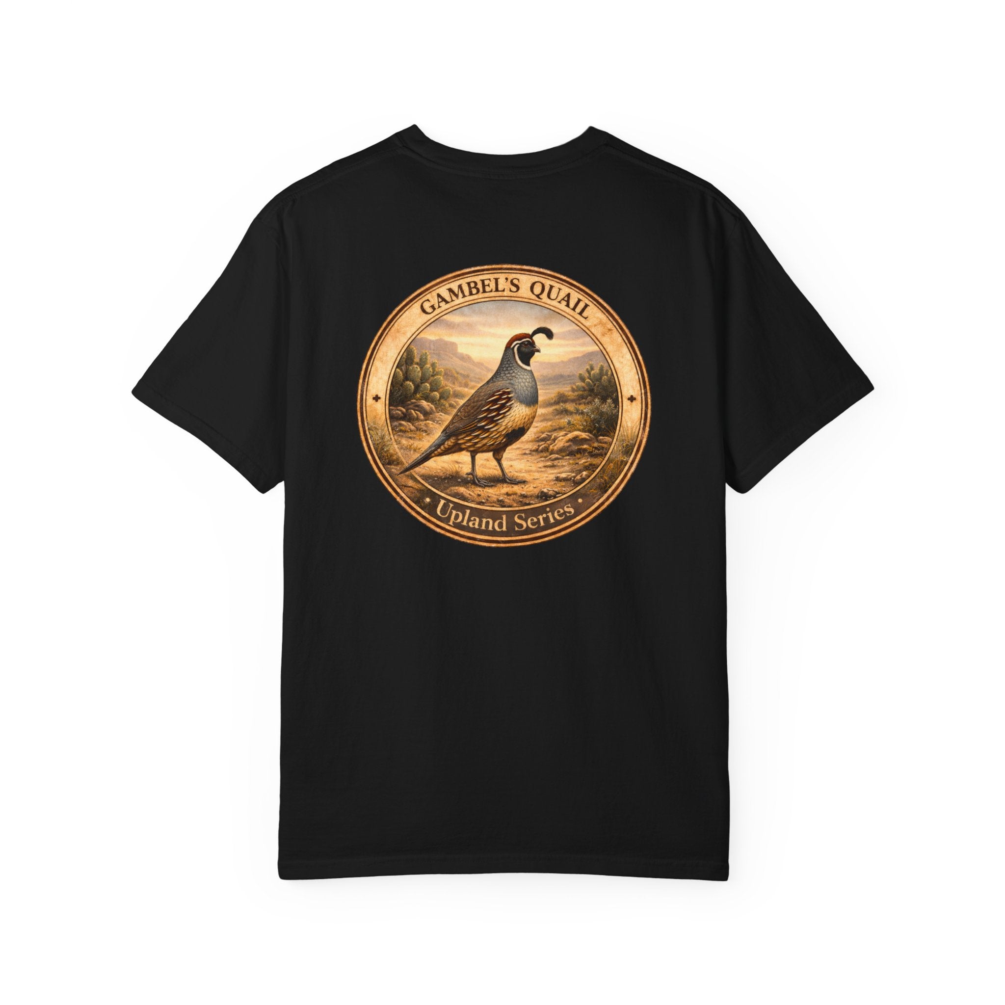 Gambel's Quail Vintage Style Art T-shirt | Upland Series