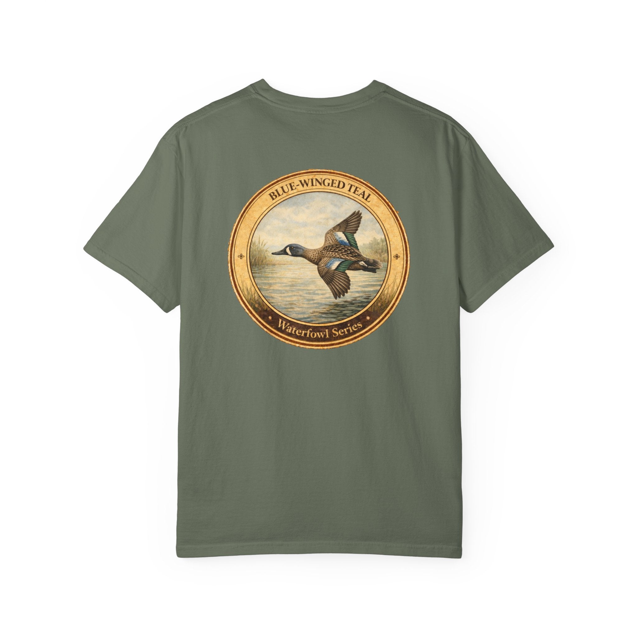Blue-winged Teal Vintage Style Art T-shirt | Waterfowl Series