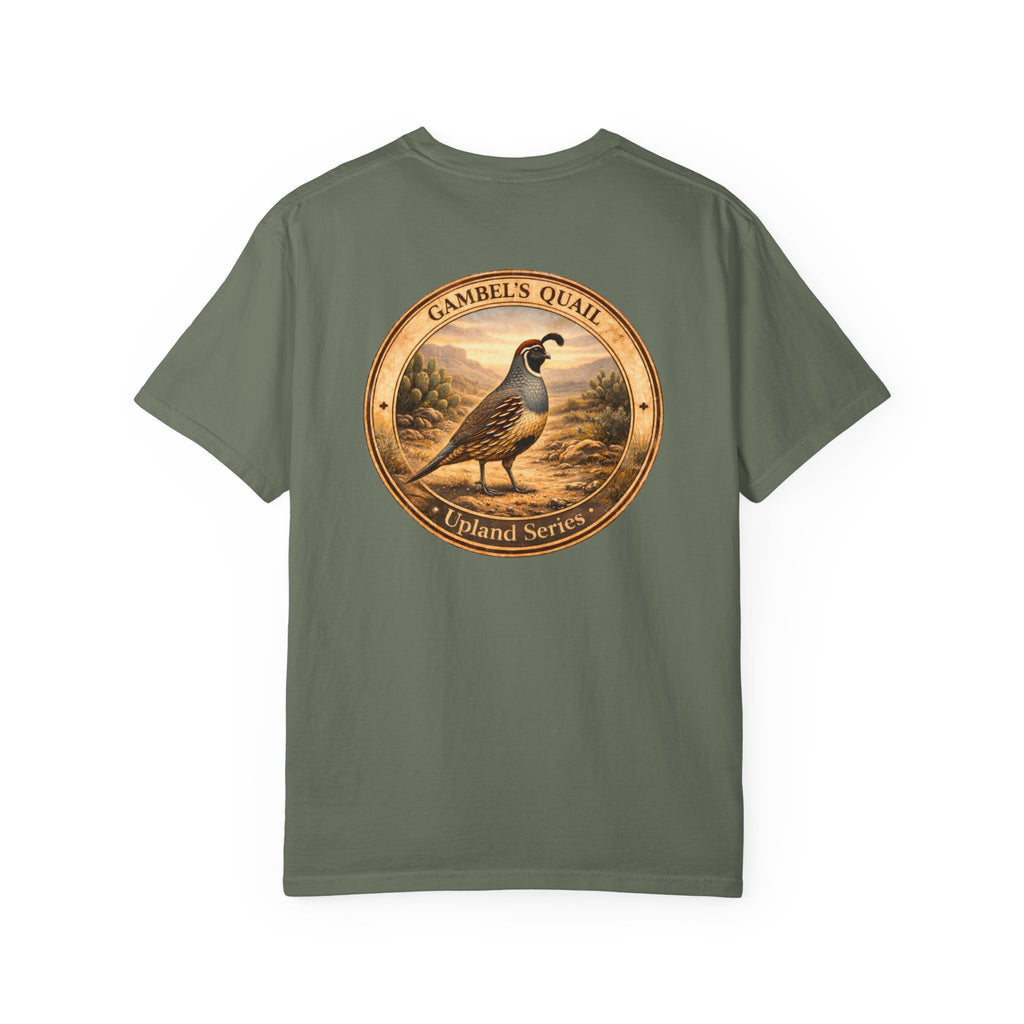 Gambel's Quail Vintage Style Art T-shirt | Upland Series