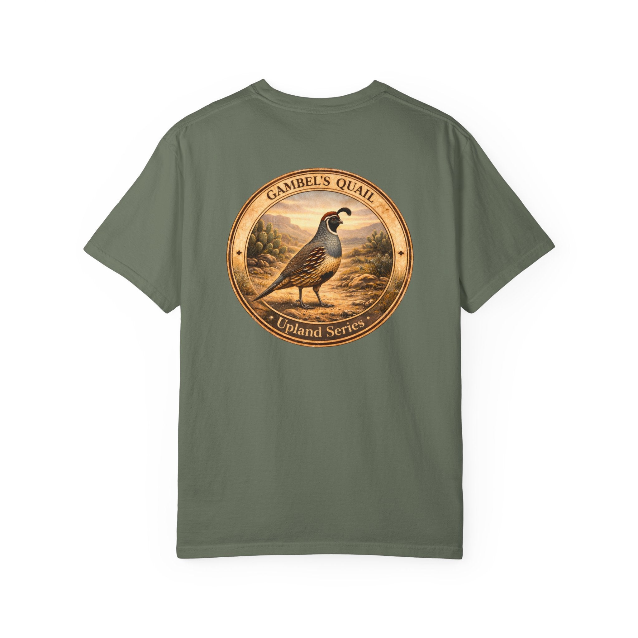 Gambel's Quail Vintage Style Art T-shirt | Upland Series