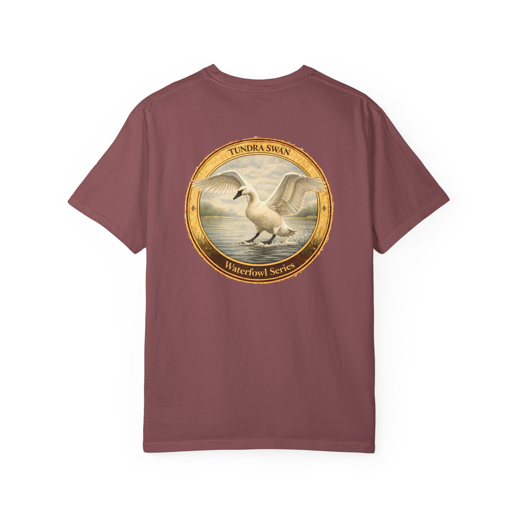Tundra Swan Vintage Style Art T-Shirt | Waterfowl Series
