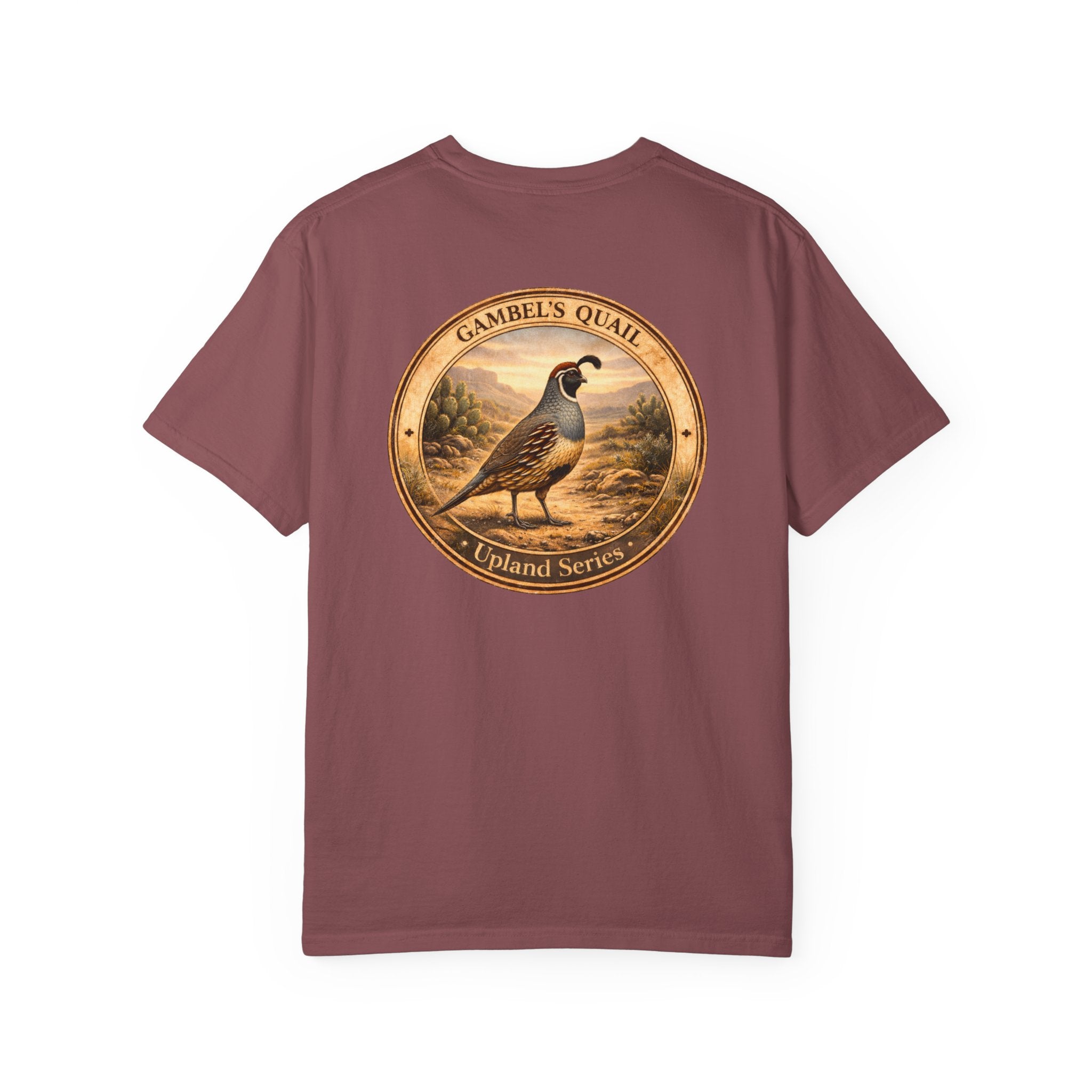 Gambel's Quail Vintage Style Art T-shirt | Upland Series