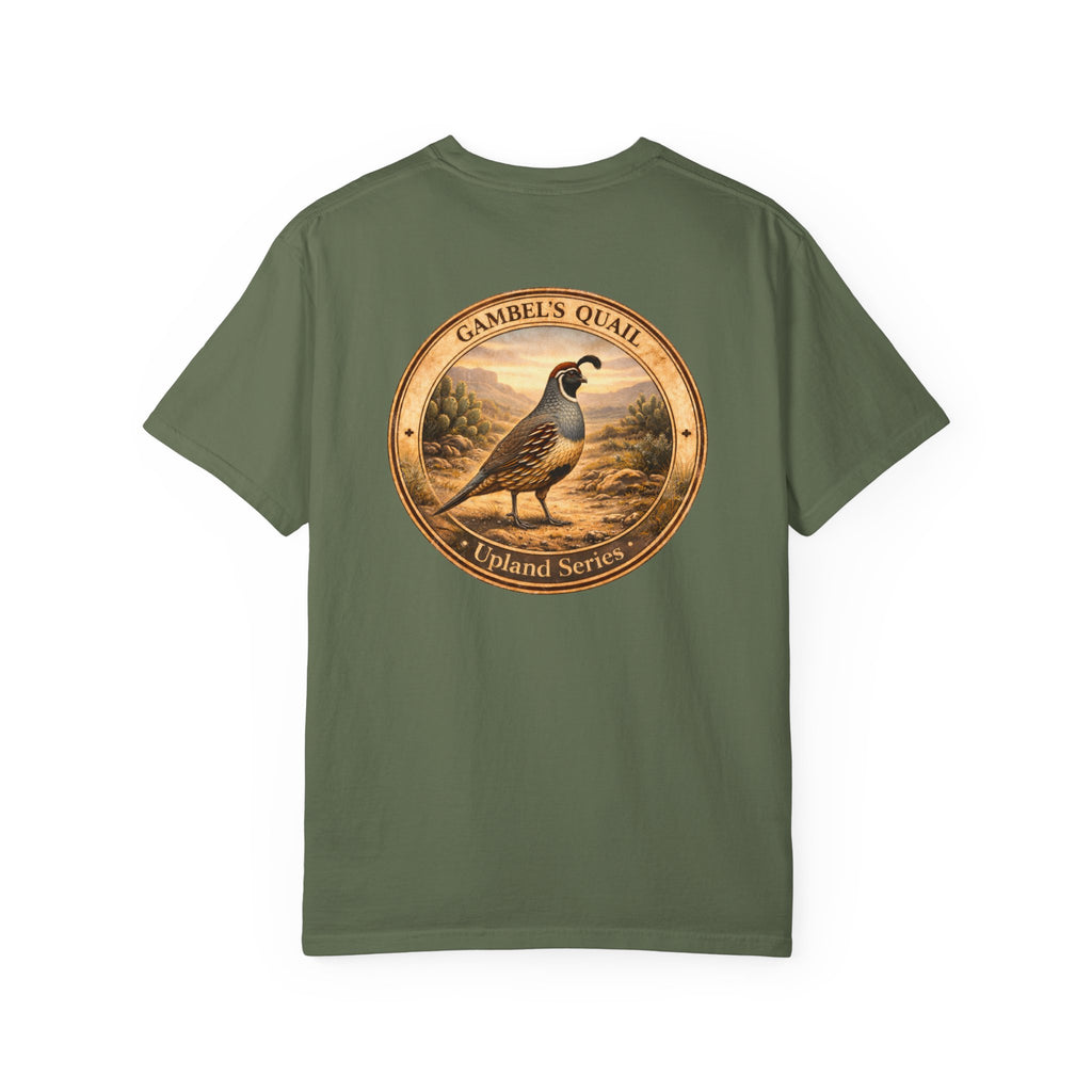 Gambel's Quail Vintage Style Art T-shirt | Upland Series