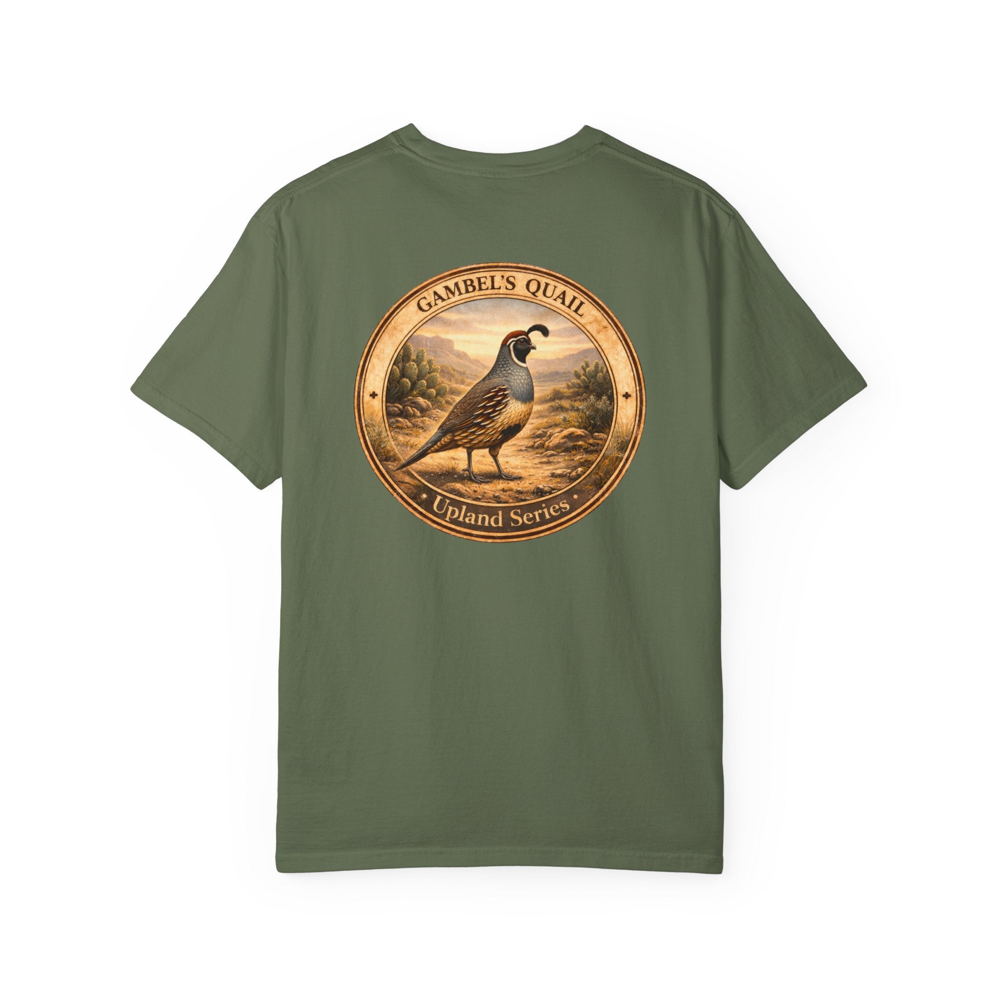 Gambel's Quail Vintage Style Art T-shirt | Upland Series