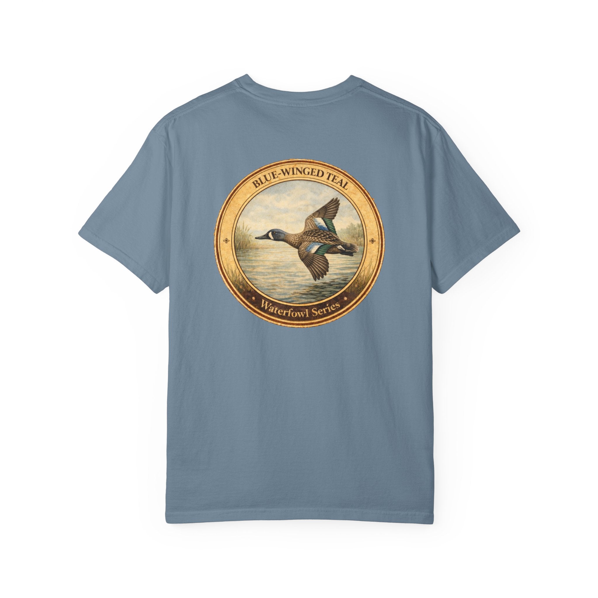 Blue-winged Teal Vintage Style Art T-shirt | Waterfowl Series