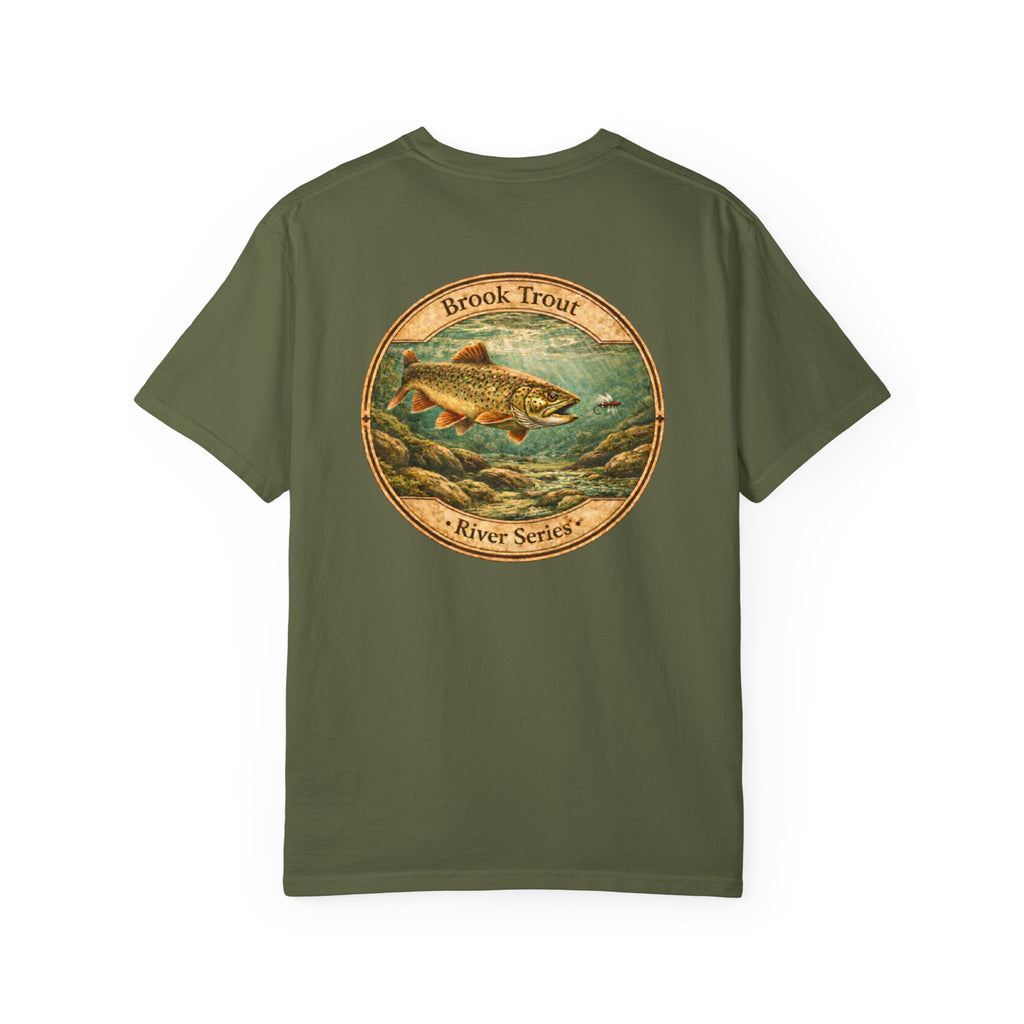 Brook Trout Vintage Style Art T-Shirt | River Series
