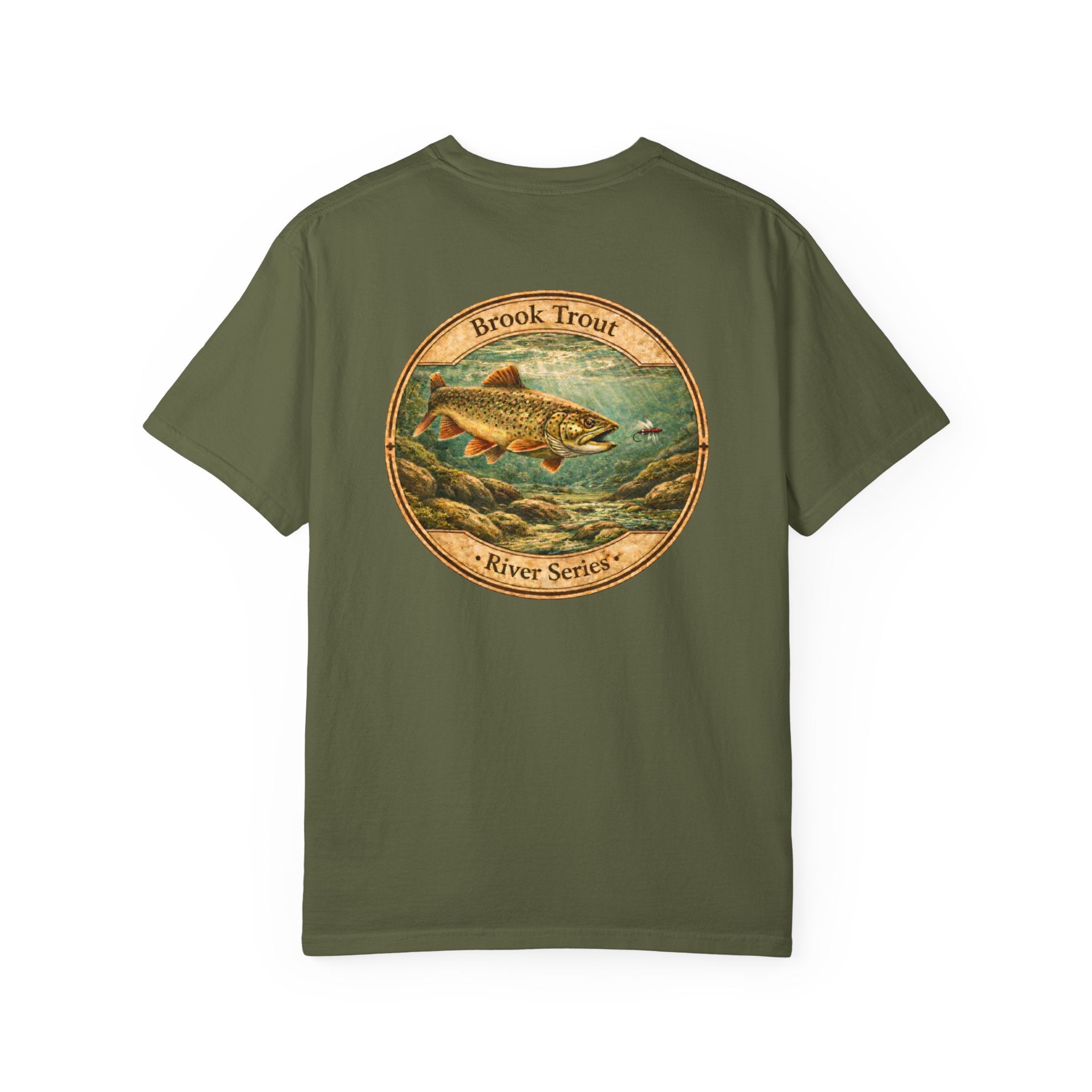 Brook Trout Vintage Style Art T-Shirt | River Series