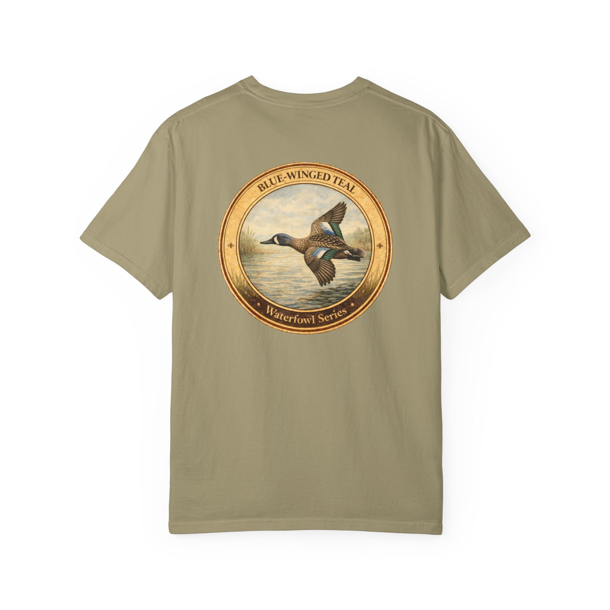 Blue-winged Teal Vintage Style Art T-shirt | Waterfowl Series