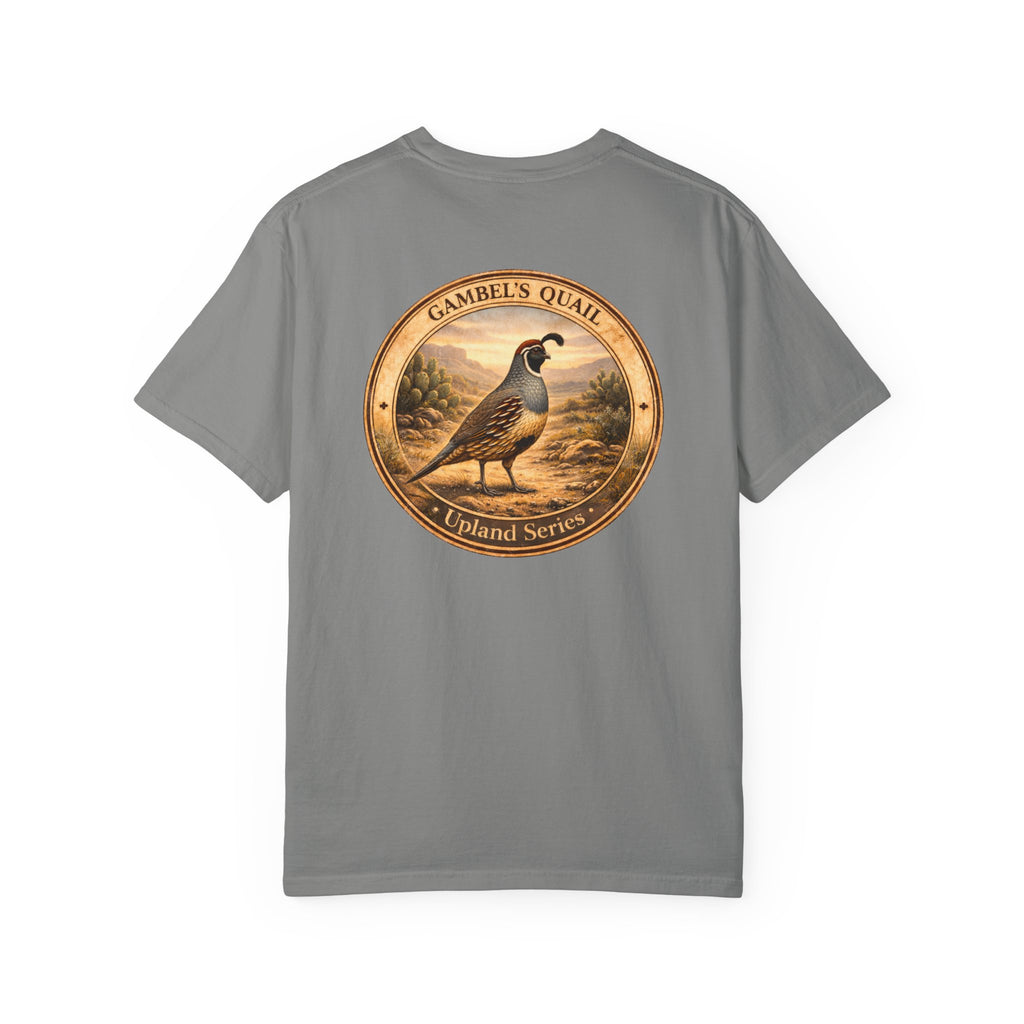 Gambel's Quail Vintage Style Art T-shirt | Upland Series