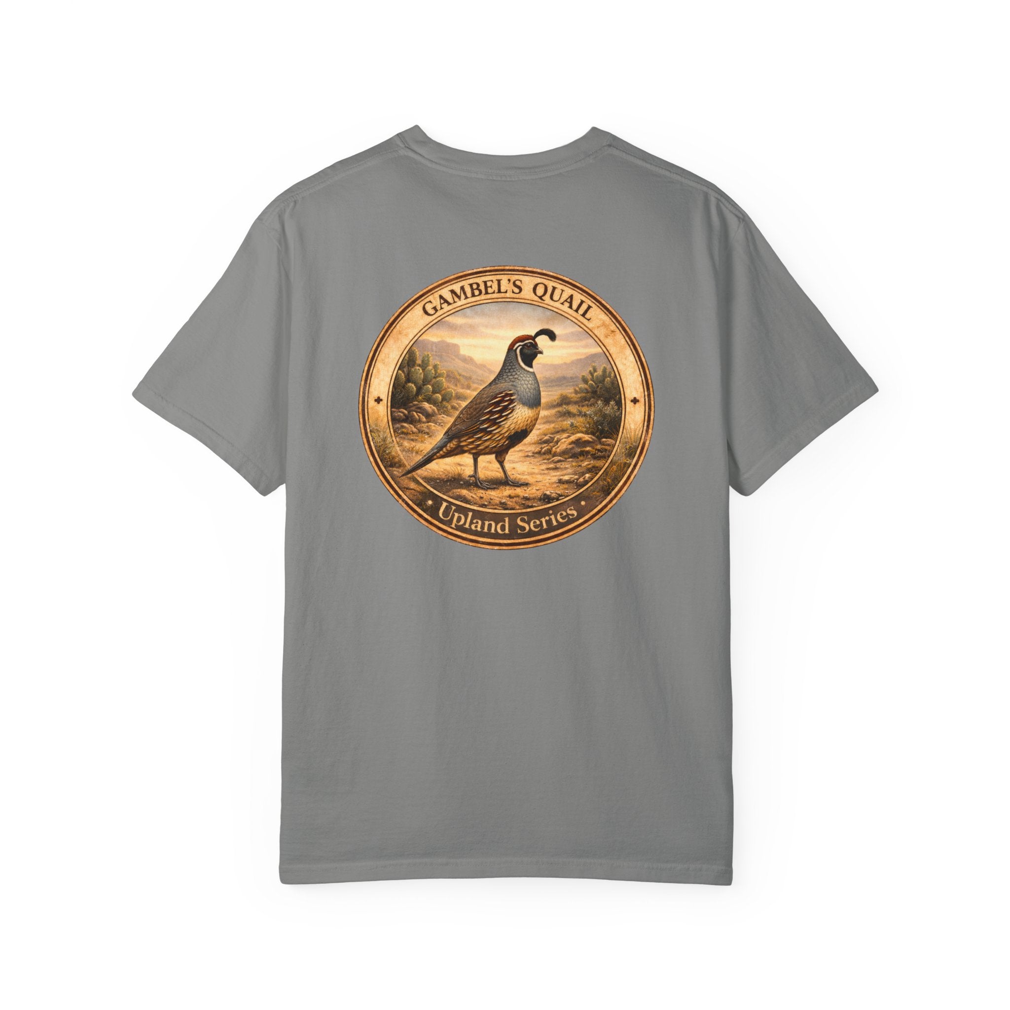 Gambel's Quail Vintage Style Art T-shirt | Upland Series