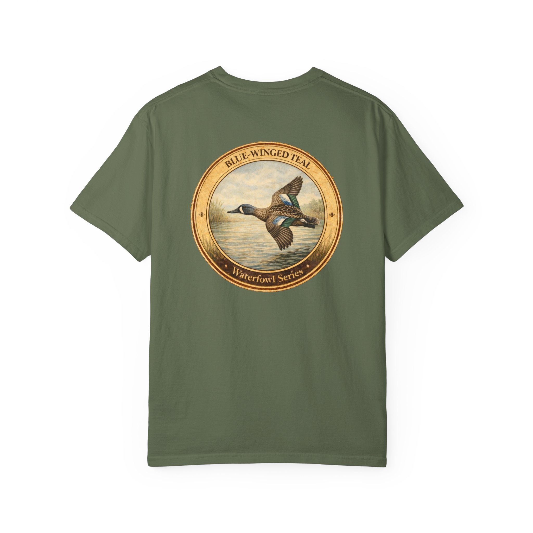 Blue-winged Teal Vintage Style Art T-shirt | Waterfowl Series