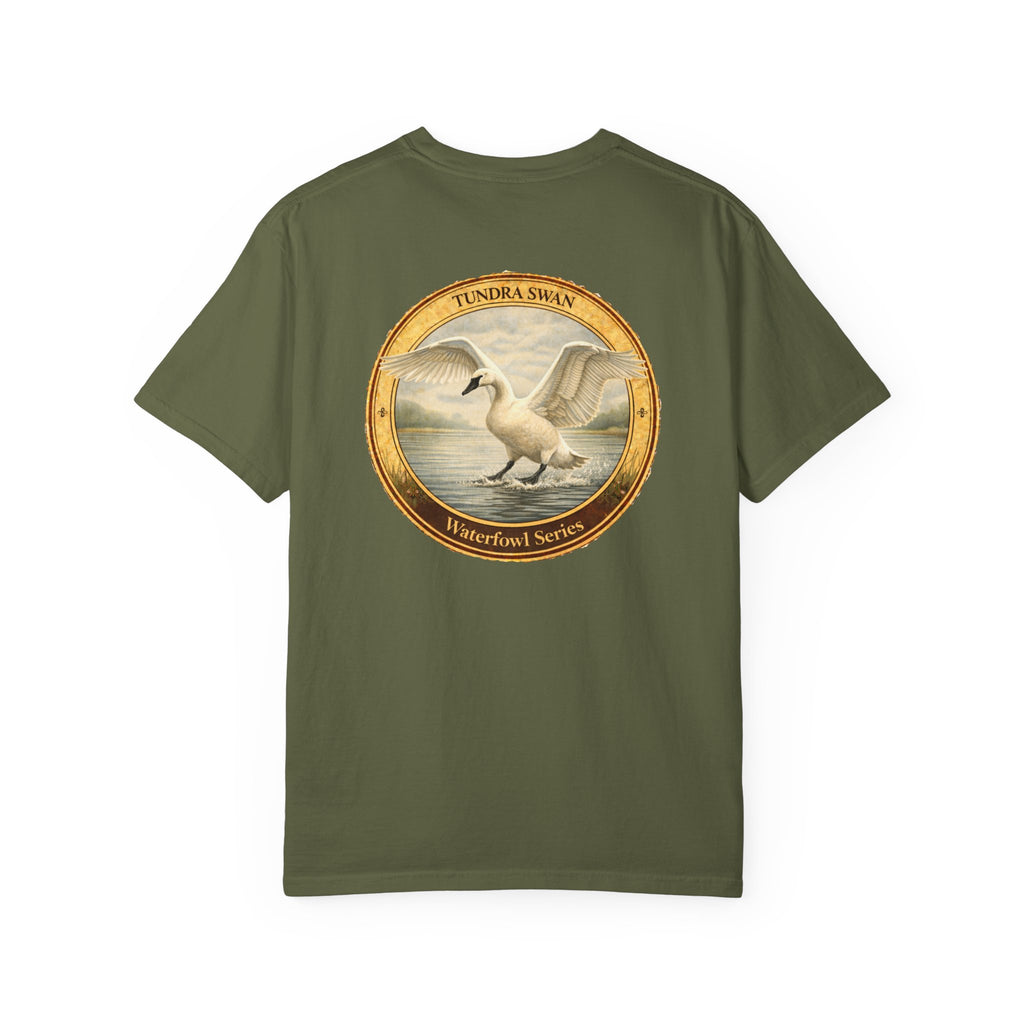 Tundra Swan Vintage Style Art T-Shirt | Waterfowl Series