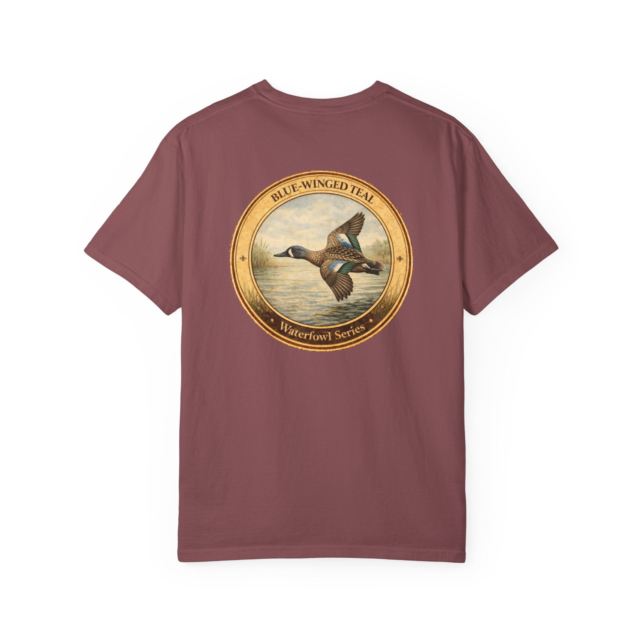 Blue-winged Teal Vintage Style Art T-shirt | Waterfowl Series