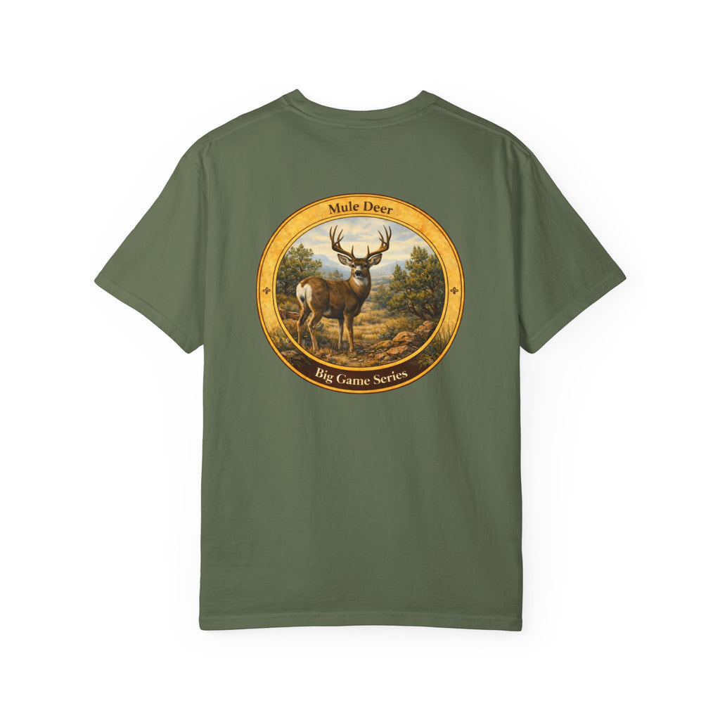 Mule Deer Vintage Style Art T-Shirt | Big Game Series