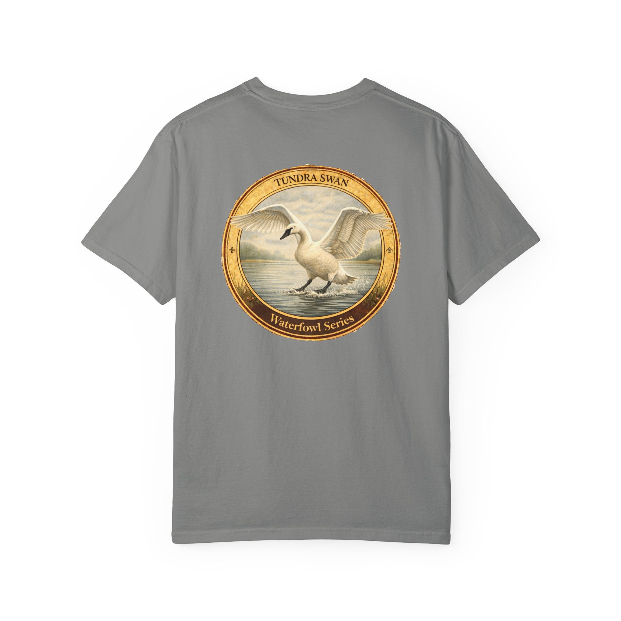 Tundra Swan Vintage Style Art T-Shirt | Waterfowl Series